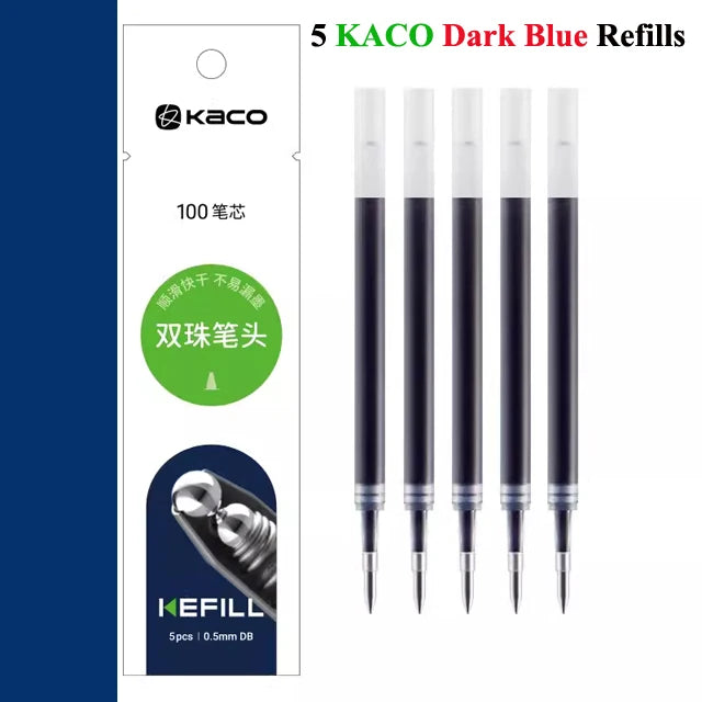 KACO Cute Pink SAKURA Gel Ink Pen Set,0.5mm Smooth Writing Sinature Pens Girls Box Gift for School Office Journaling