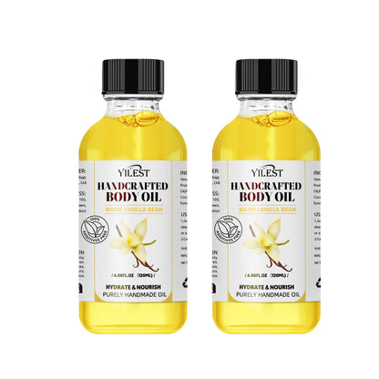 Professional Body Massage Oil 120ml - Relieves Muscle Stress, Deeply Relaxes & Moisturizes with Natural Plant Essential Oils