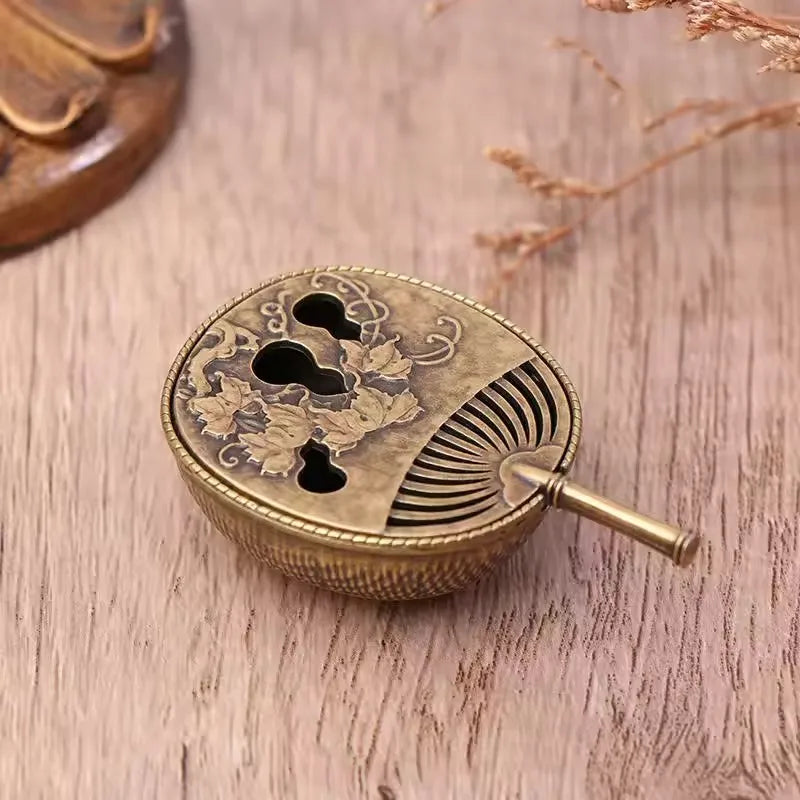 Mini Buddhist Utensils Incense Burner Lotus Incense Censer,Family Tea Room Incense Burner Office Home Decoration