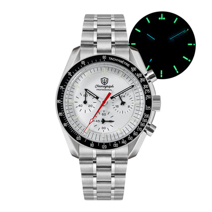 New Mechanical Quartz Watches VK63 Chronograph Sports Watches Bubble Sapphire Ar Waterproof Luminous Watches