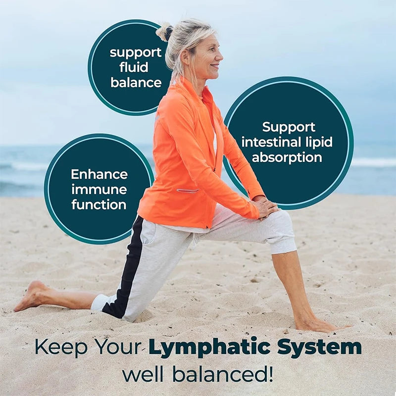 Lymphatic Drainage Supplement - Contains Dandelion Extract, Intestinal Lipid Absorption, Improves Immunity, Relieves Swelling