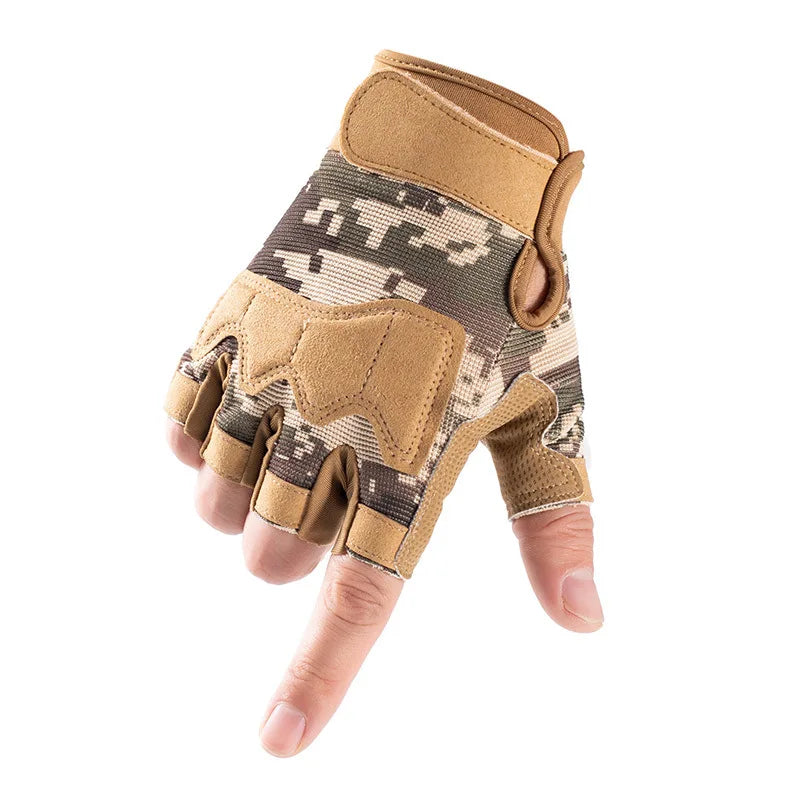Men & WomenHalf Finger Cycling Gloves - Non-slip, durable tactical gloves for outdoor sports, training and fitness
