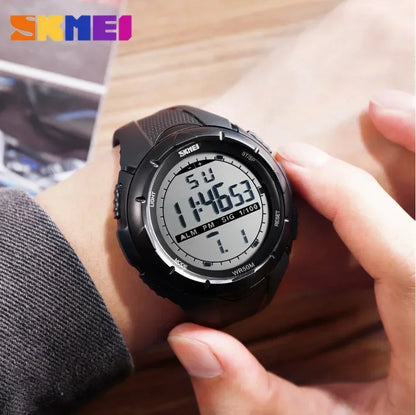 SKMEI 1025 Sports Countdown Electronic Mens Wristwatches Waterproof Digital Watch for Men Shockproof Military Clock Reloj Hombre