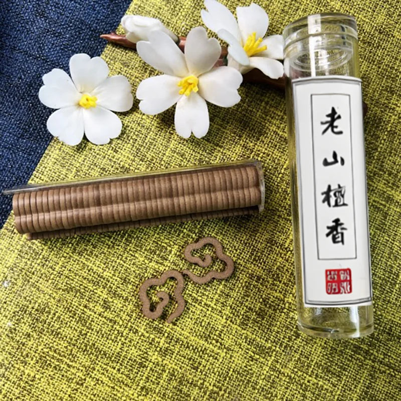 XiaoXiangyun Incense Coil Long-lasting Fragrance Meditation Incense Coil Pure Natural Coil Incense Mini Incense Burner Incense