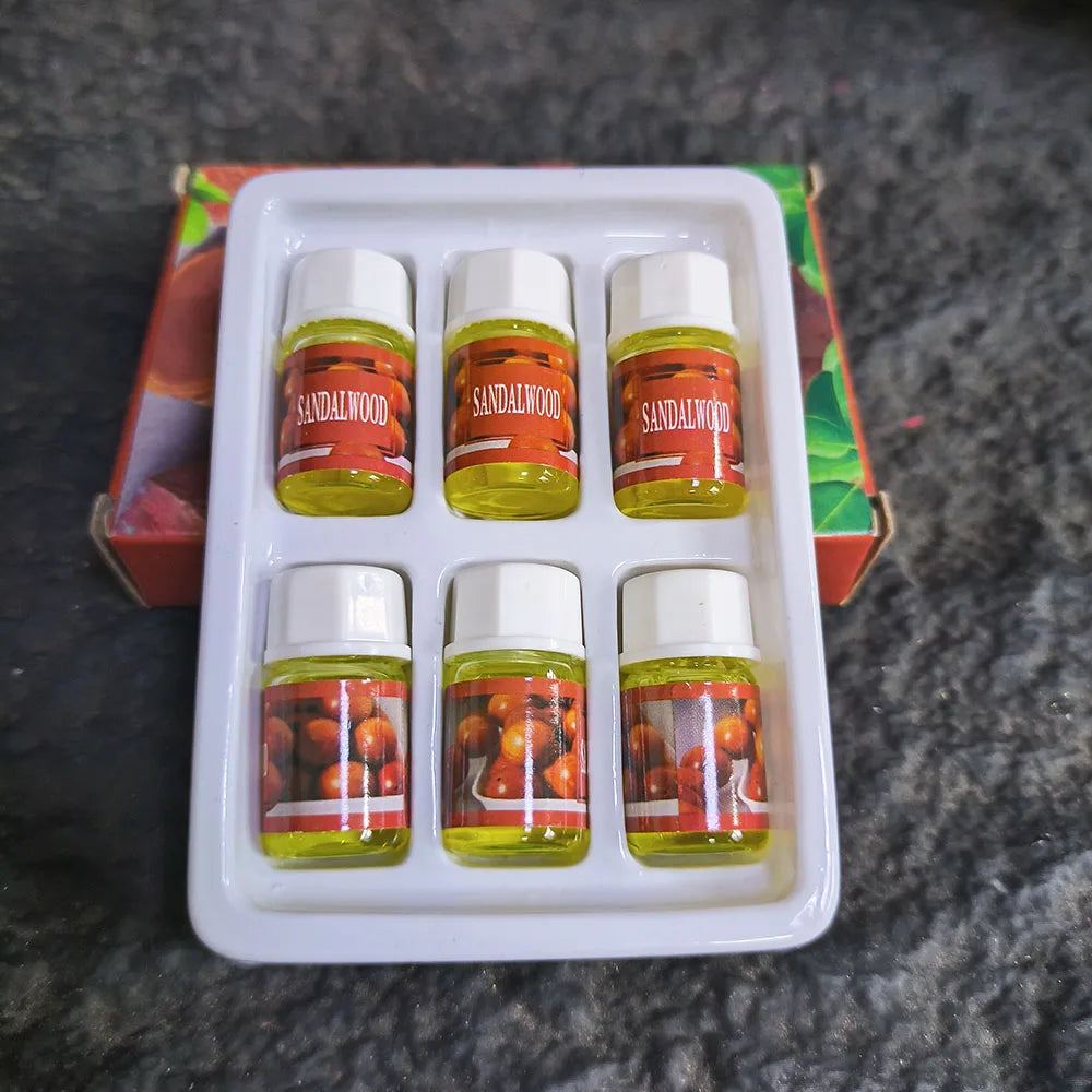 6/12 Boxes 3ml Natural Water Soluble Aromatic Pure Herbal Essential Oils Lavender Jasmine Reed Diffuser Humidifier Aromatherapy