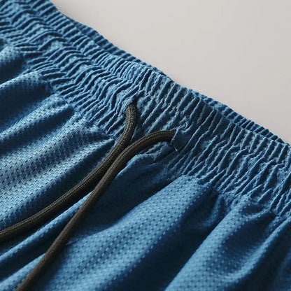 High-grade Summer Ice Silk Pants Men's Thin Section Quick-drying Breathable Sports Pants Summer Leggings Casual Trousers