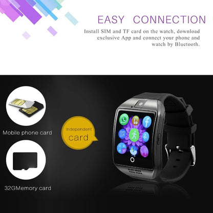 Bluetooth-Compatible Touch Screen Smart Watch Digital Fitness Device With Camera Sport Pedometer Watches Smartwatches