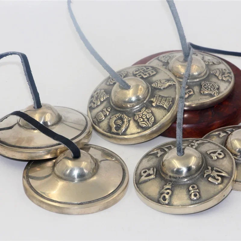 Yoga Healing Sounds Tibetan Musical Instrument Bell Diatonic Bells Musical Instrument Jingle Bells Meditation Plates