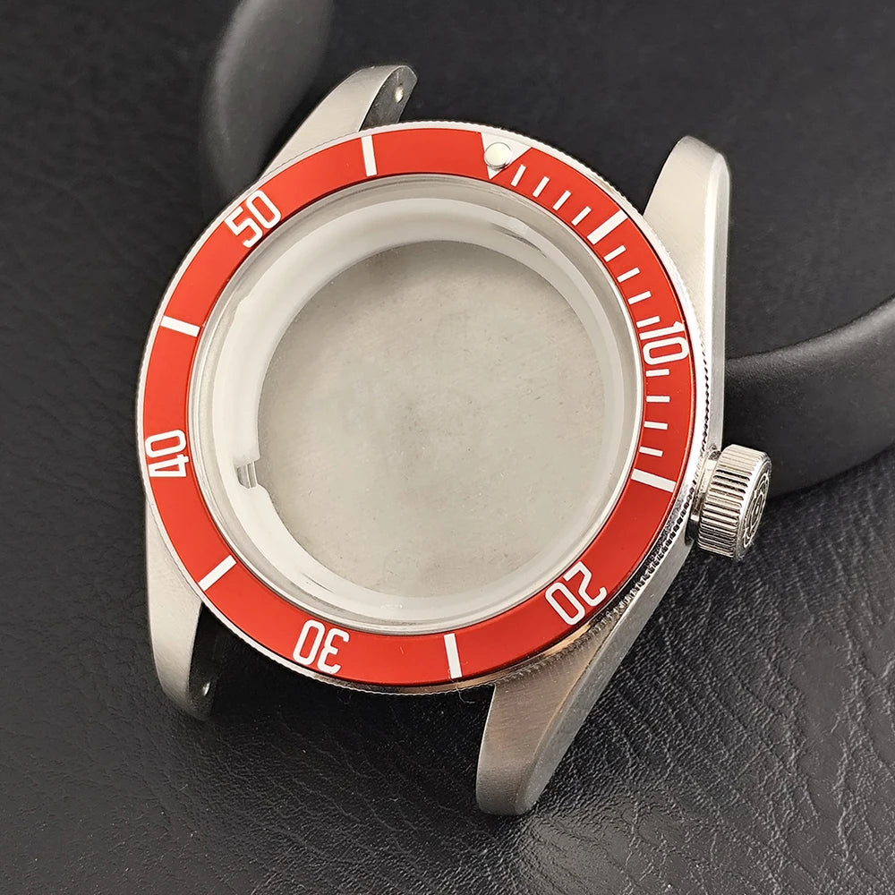 41mm Men's M8215 Watch Accessories Stainless Steel High Quality Case Sapphire Glass Suitable For M8215 Movement 31mm Dial