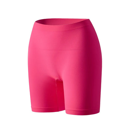 1pcs Women's Seamless Elastic Fitted Shorts High-Waist Arm-Raising Sports Breathable Safety Panties Female Fitness Yoga Pants