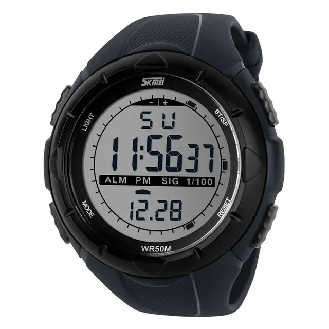 SKMEI 1025 Sports Countdown Electronic Mens Wristwatches Waterproof Digital Watch for Men Shockproof Military Clock Reloj Hombre