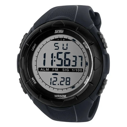 SKMEI 1025 Sports Countdown Electronic Mens Wristwatches Waterproof Digital Watch for Men Shockproof Military Clock Reloj Hombre