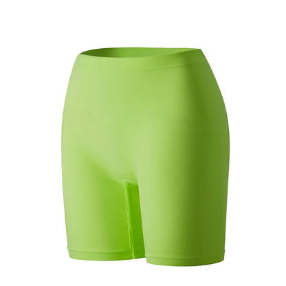 1pcs Women's Seamless Elastic Fitted Shorts High-Waist Arm-Raising Sports Breathable Safety Panties Female Fitness Yoga Pants