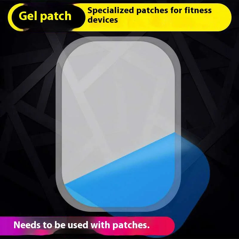 Abdominal muscle adhesive fitness belly pad water gel patch 40*60 EMS abdominal muscle trainer  replacement
