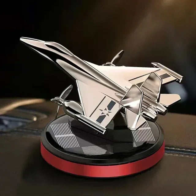 Solar car air freshener  aircraft rotating aromatherapy perfume car long lasting fragrance car interior decoration Accessories