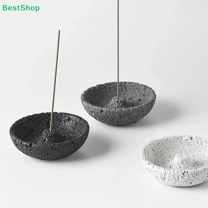 ♥Wind Line Incense Tray Simple Incense Burner Home Indoor Modern Plug In Incense Base Decoration Ornament Ornament