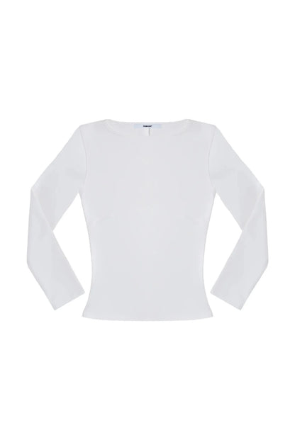 Tank cherry red long-sleeved T-shirt tight multi-color high-elasticity base layer cleanfit top