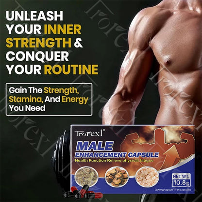 Epimedium Herbal Extracts Supplements, Male Max Performer Capsules, Ginseng for Adult Stamina & Endurance, Maintain Firmness