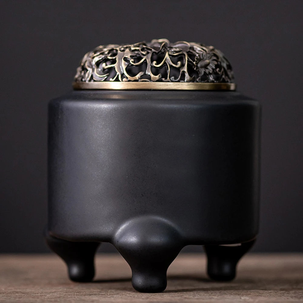 Antique lotus Plug-in style incense burner, Digital electronic temperature regulating Aromatherapy burner, Tea room decorations