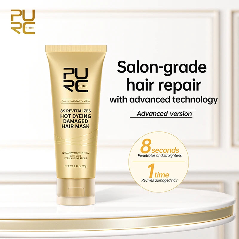 PURC Leave-In Spray Hair Conditioner Hot Dyeing Damaged Repairing Hair Mask Hair Care Set Smoothing Nourishing Hair Treatment