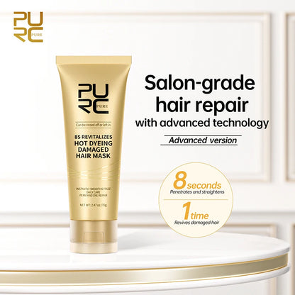 PURC Leave-In Spray Hair Conditioner Hot Dyeing Damaged Repairing Hair Mask Hair Care Set Smoothing Nourishing Hair Treatment