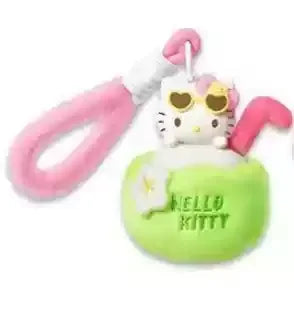 New Hello Kitty Summer Series Blind Box Sanrio Plush Aromatherapy Custom Mystery Surprise Boxes Pendant Doll Toy Gift Keychain