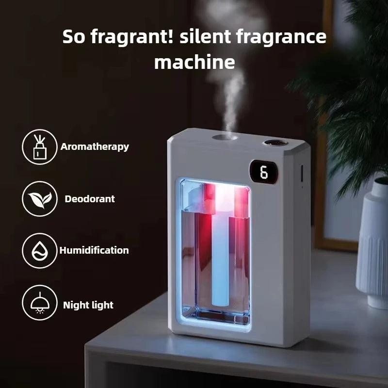 Aromatherapy Machine Air Freshener Six Adjustable Levels Long Battery Life Lasting Spreading Wider for Home Office Odor Removing