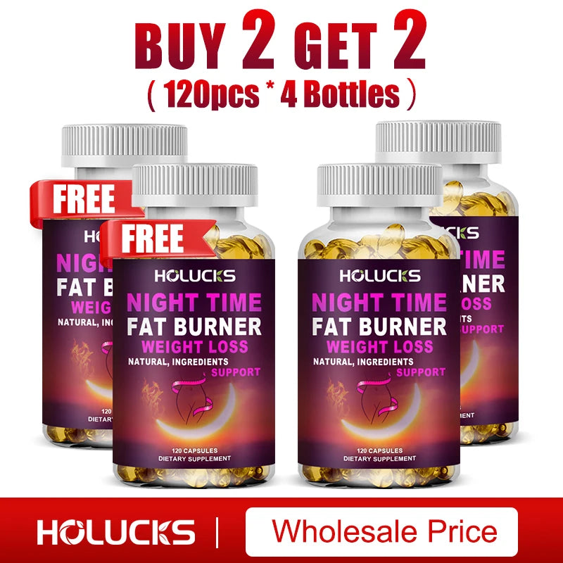 Night Time Weight Loss Capsules - Advanced Weight Loss Supplement - Fat Burners - Belly Fat Burner - Appetite Suppressant
