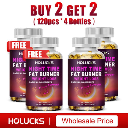 Night Time Weight Loss Capsules - Advanced Weight Loss Supplement - Fat Burners - Belly Fat Burner - Appetite Suppressant