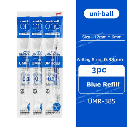 New Uniball Gel Ink Pen 0.5/0.38mm Multiple Colors Rod Smudge-Proof Fine Writing Without Fatigue Notes Journaling Drawing Tools