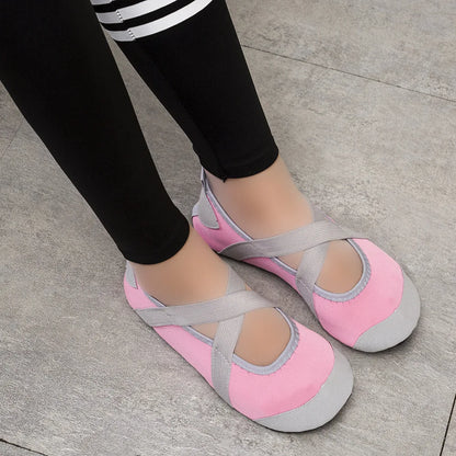 Women's Yoga Pilates Training Shoes Indoor Anti-Slip Home Beach Soft Bottom Jump Rope Sports Shoes Ballet Slippers