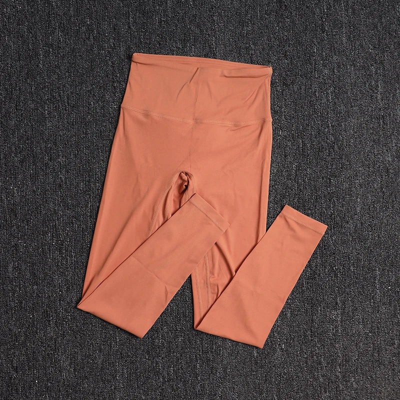 TRY TO BN Sports Leggings Yoga Women Fitness Pant High Waist Leggings Push Up Elastic Workout Running Training Tight Gym Clothes