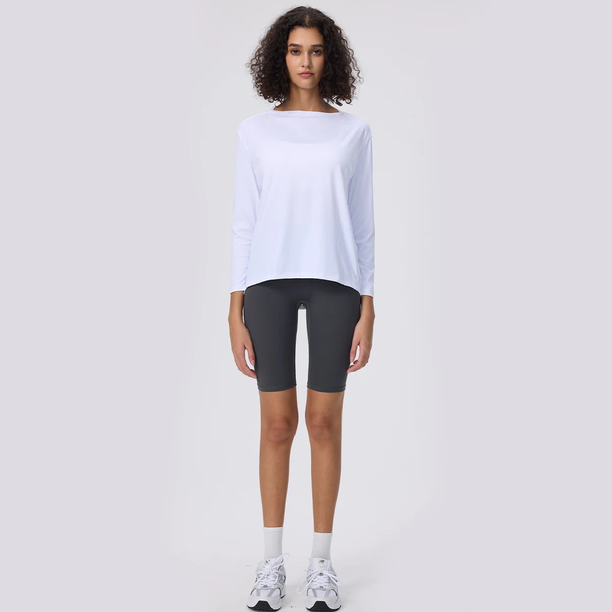 Yoga Long Sleeve Workout Top Running Clothes Physical Shirts & Blouses Top Fitness Loose T-shirt Clothing Sportswear Woman Gym
