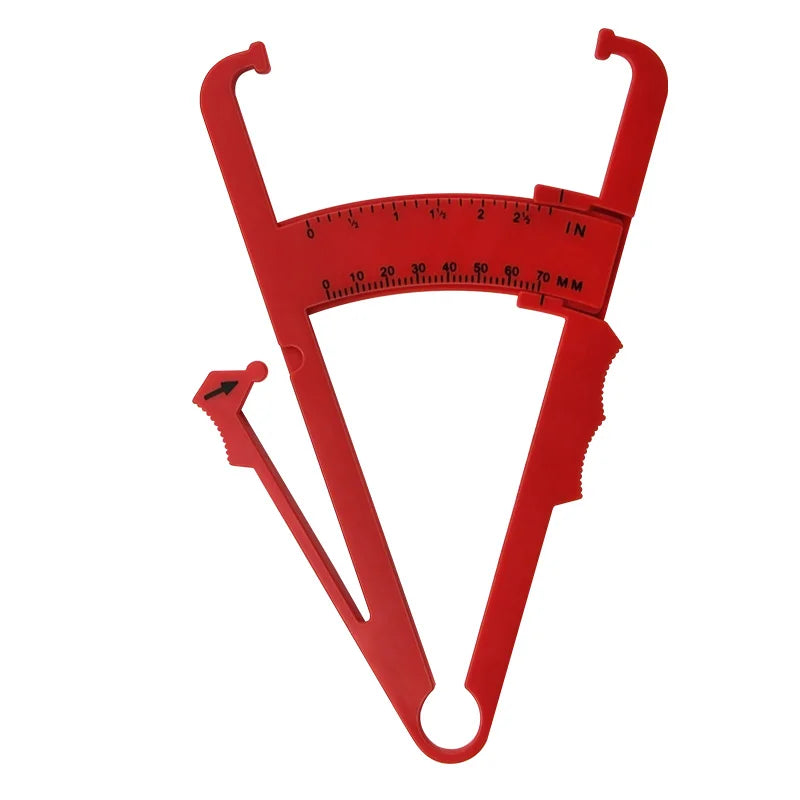 Body Fat Loss Tester Calculator Caliper Fitness Clip Fat Measurement Tool Slim Chart Skinfold Test Instrumen