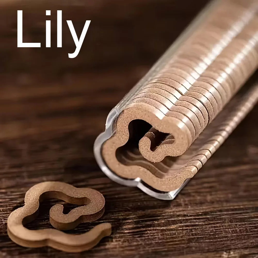 A Set of Fragrance Diffuser Rings Without Feathers, Including Jasmine, Lavender, Rose, Cherry, Lily, Gardenia, Dragon's Blood, White Sage, Vanilla, Lemongrass, Palo Santo and Other Floral and Woody Scents, Totaling 38 Pieces