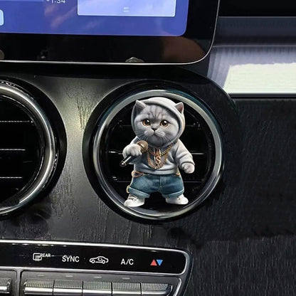 Car Outlet Vent Perfume Clips Car Air Freshener Conditioning Aromatherapy Cute Cat/dog Interior Decoration Accessories Tools