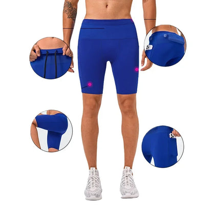 Summer Men Gym Running Shorts Casual Basketball Shorts Quick Dry Sport Training Shorts Elastic Fitness Beach Shorts Man Clothing