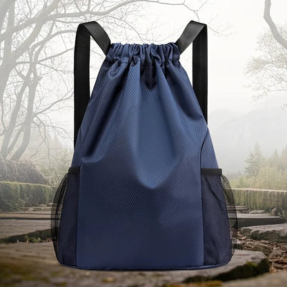 Neutral Drawstring Backpack, Large Capacity Sports Bag, Suitable for Travel, Sports, Fitness, Large Capacity Men's Backpacks