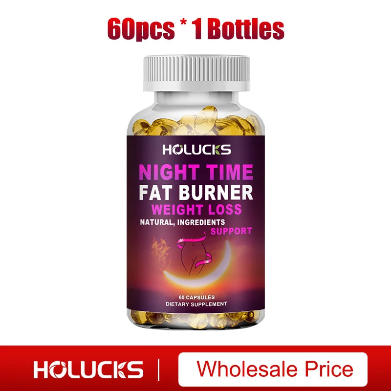 Night Time Weight Loss Capsules - Advanced Weight Loss Supplement - Fat Burners - Belly Fat Burner - Appetite Suppressant