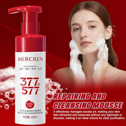Mild Plant Extract Cleansing Mousse Rich Foam Oil Control Refreshing Facial Cleanser Gentle Purifying Hydrating Daily Face
