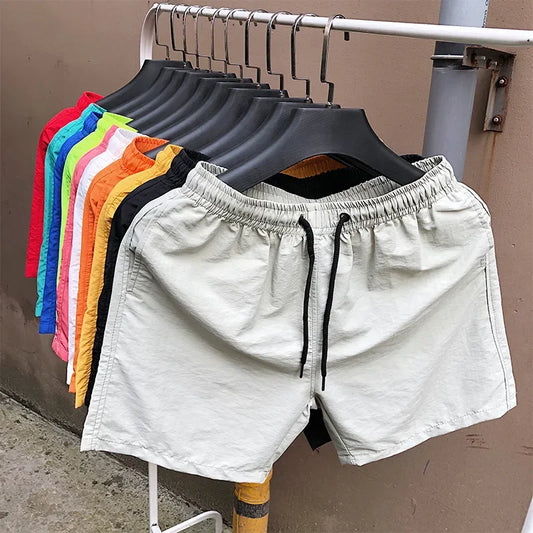 Men Summer Swim Shorts Trunks Beach Board Shorts waterproof Men's Running Sports Surffing Casual Short pants beach fitness pants
