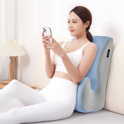 Ergonomic Pillow, Supports Posture in Any Position Cervical Traction Pillows Body Relaxation Anti Snoring, Ideal for Massage