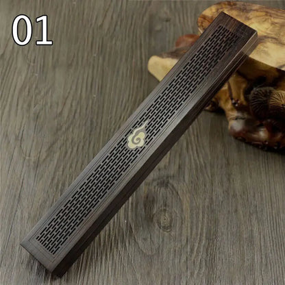 New Wood Aromatherapy Incense Stick Holder Hollow Incense Burner Censer Box Line Incense Burner Handmade Decoration Craft Gifts