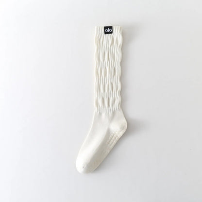 Yoga Socks Knitted Cotton Breathable Indoor Floor Dance Sports Socks Professional Silicone Anti-slip Gym Fitness Pilates Socks