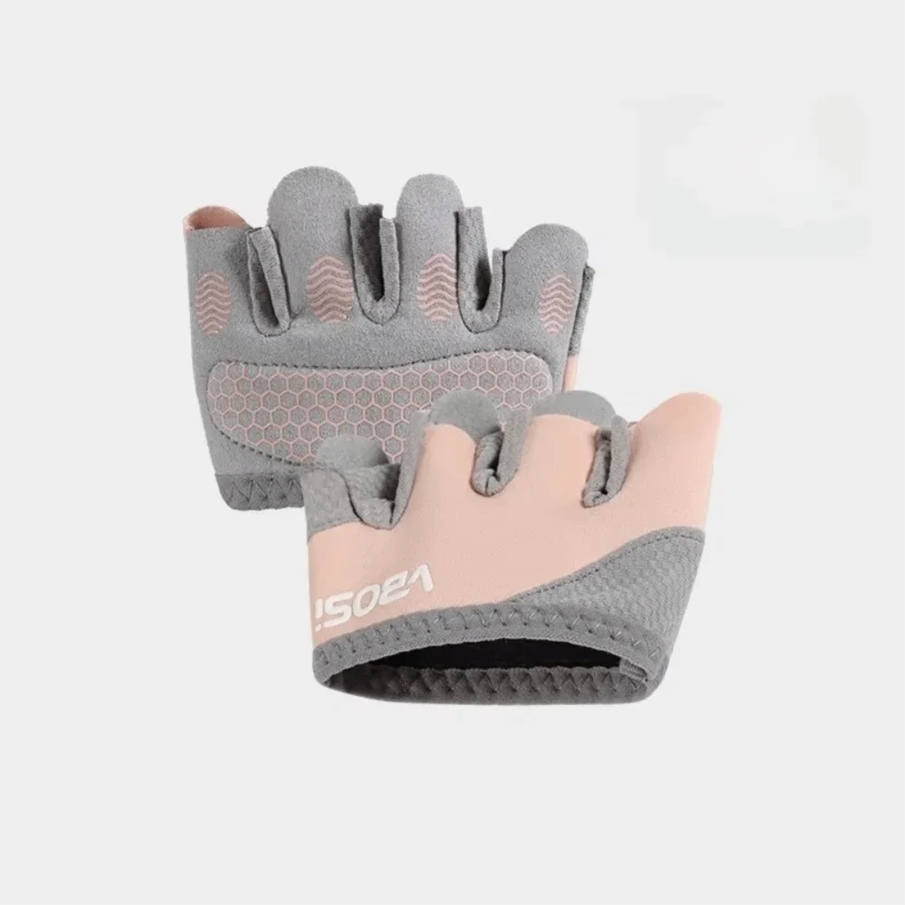 Anti-Callus Four-Finger Half-Finger Non-Slip Breathable Sports Fitness Gloves for Pilates Aerial Yoga Male And Female