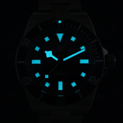 Watchdives WD1969 Pro Dive Watch VH31 Sweep Seconds Quartz Movement BGW9 Luminous Sapphire 20Bar Waterproof Men's Wristwatch
