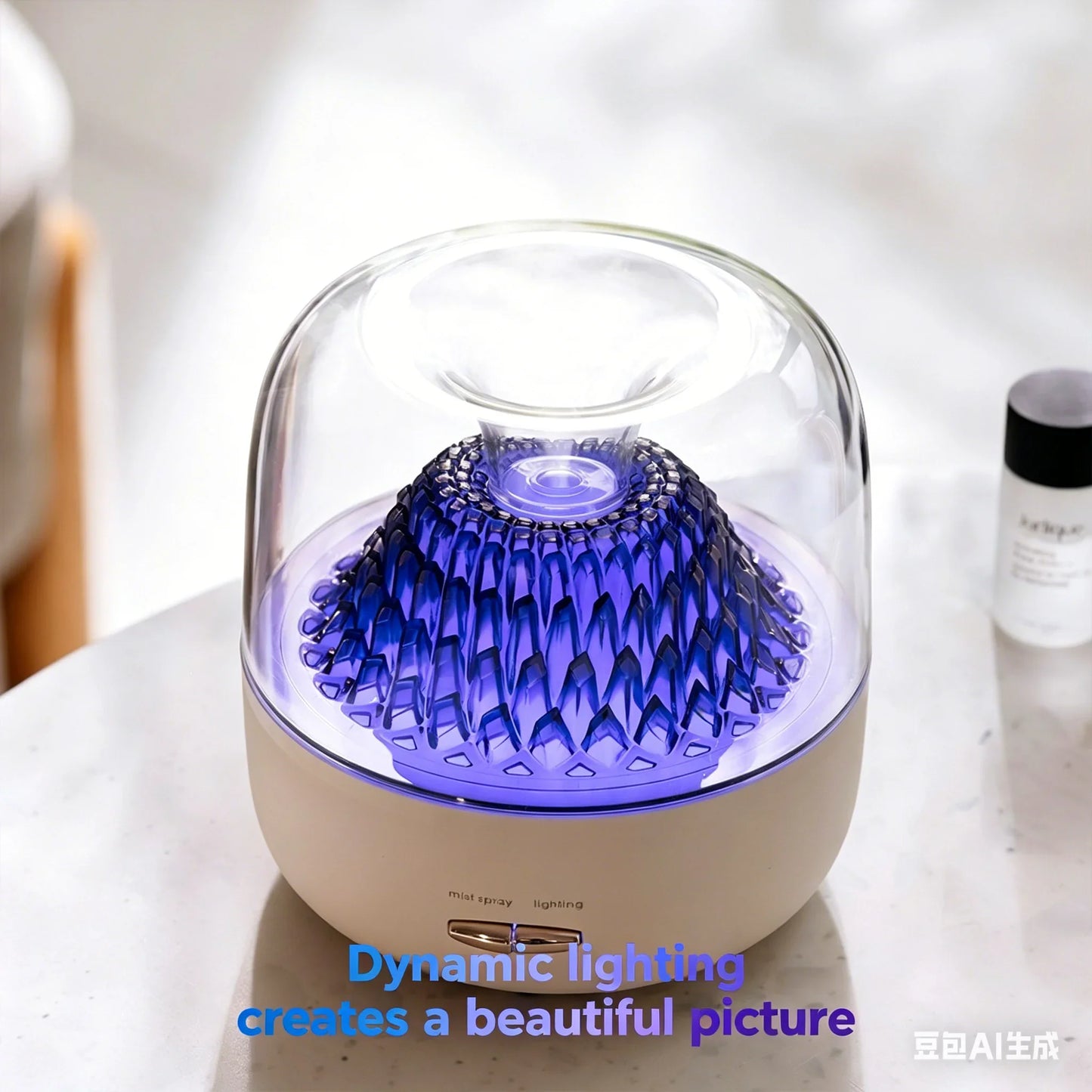 Aroma Diffuser – Your Personal Home Spa Companion, with 7-color ambient lights for gorgeous and colorful lighting effects