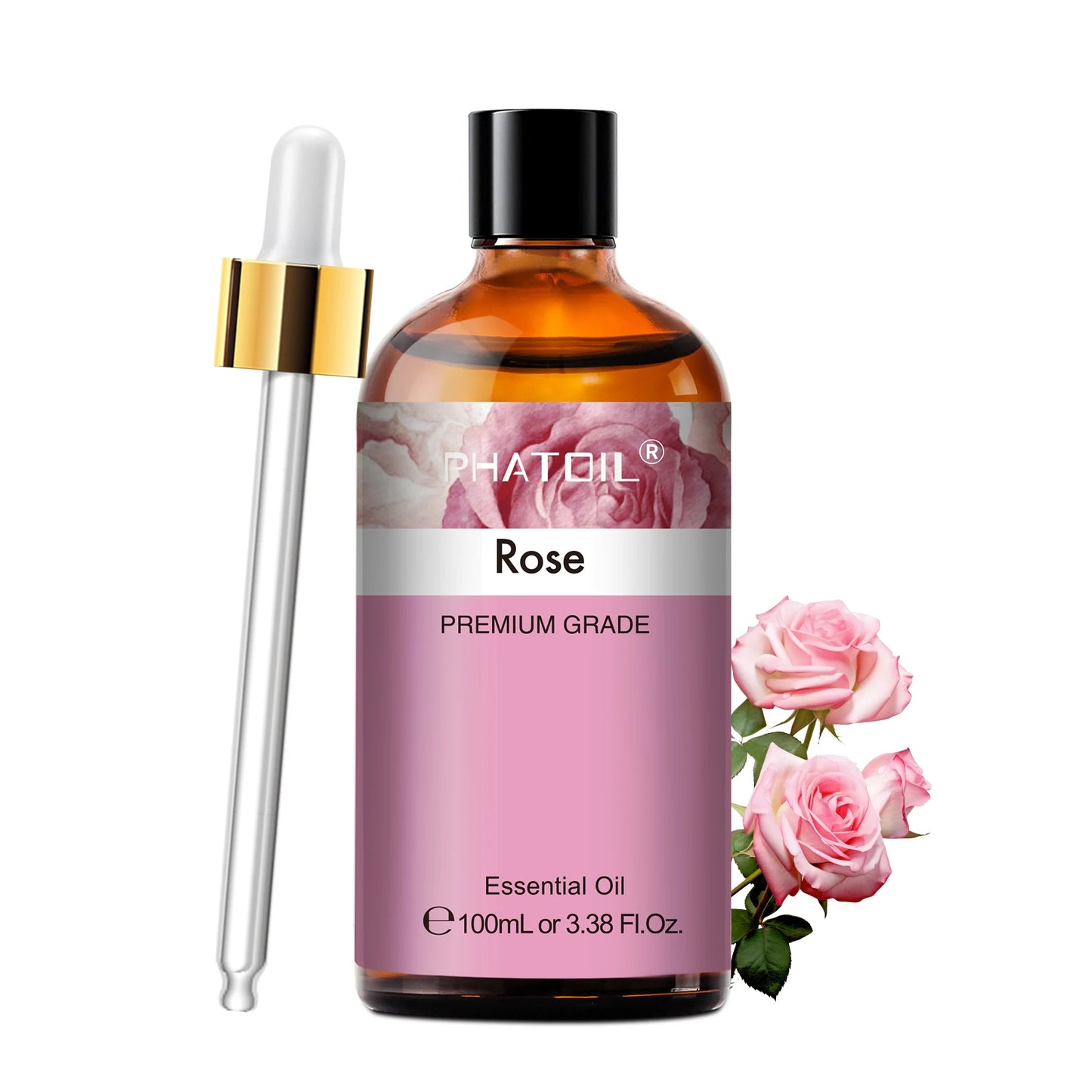 PHATOIL 100ml Aromatherapy Essential Oil-Lavender Rose Vanilla Eucalyptus Sandalwood Pine Needles for Diffuser,Candle Making