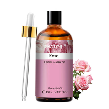 PHATOIL 100ml Aromatherapy Essential Oil-Lavender Rose Vanilla Eucalyptus Sandalwood Pine Needles for Diffuser,Candle Making