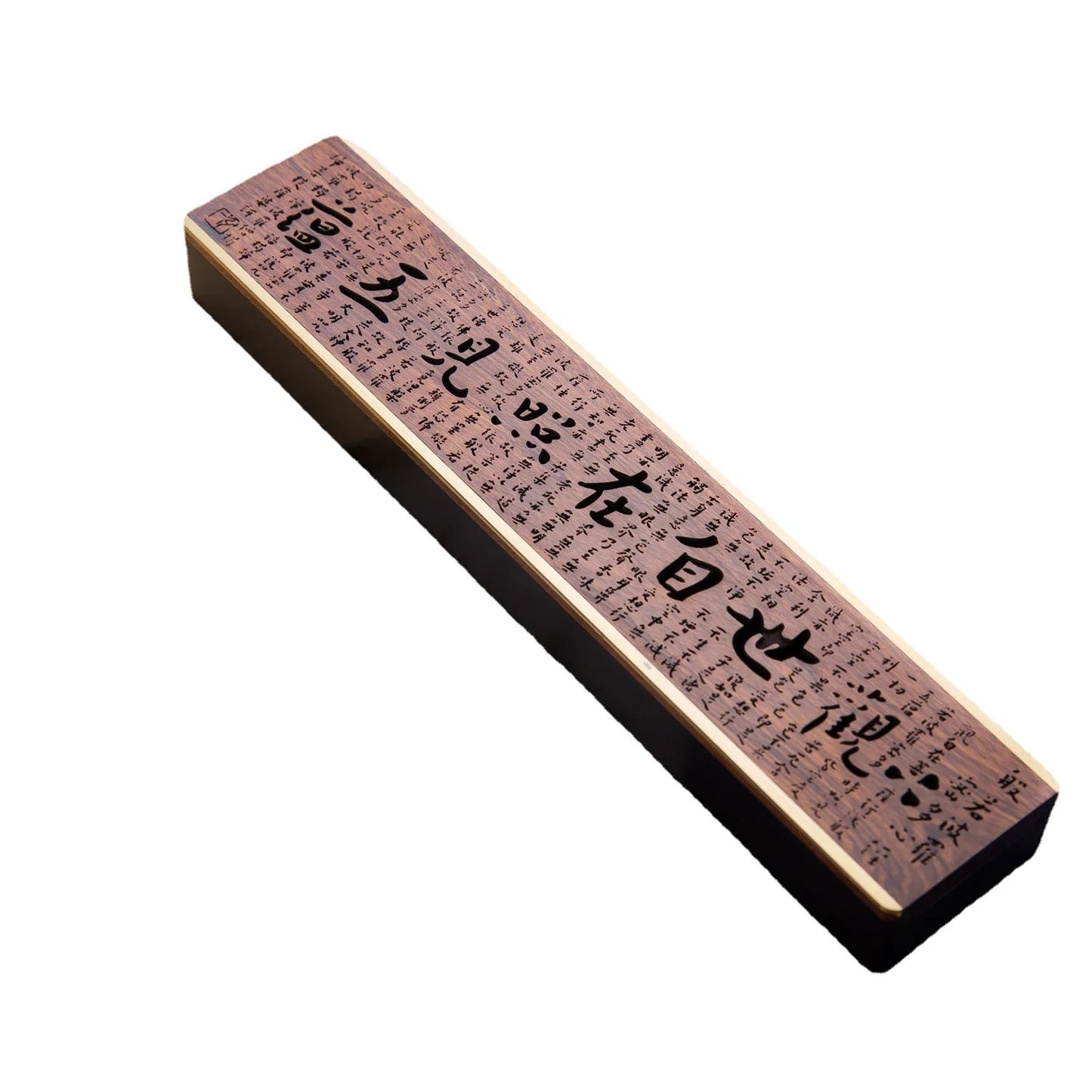 Wooden bed incense burner, cultural and creative Chinese style Zen ornaments, household incense sticks, solid wood creative